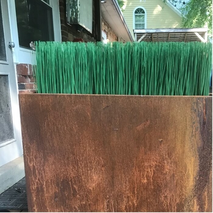 Metallic Series 1 - Piece Weathered Steel Planter Box