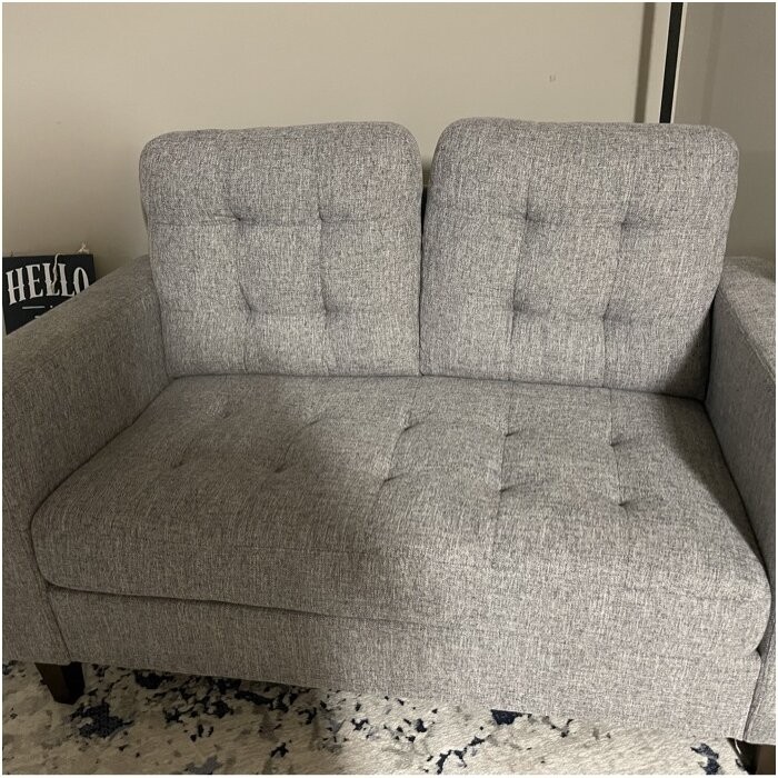 Milton 53'' Square Arm Loveseat
