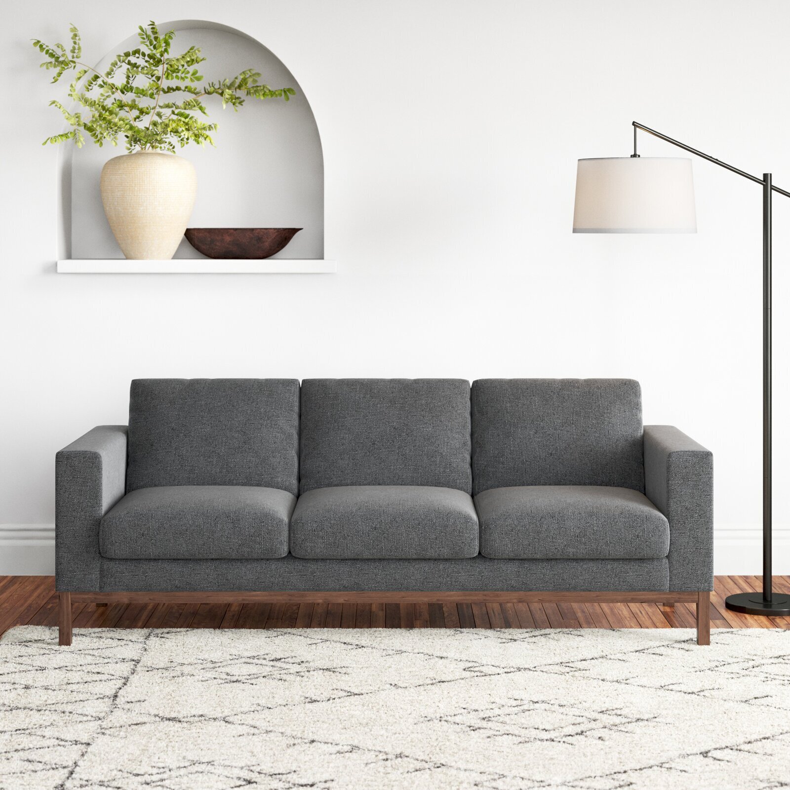 Minimalist Denim Sofa