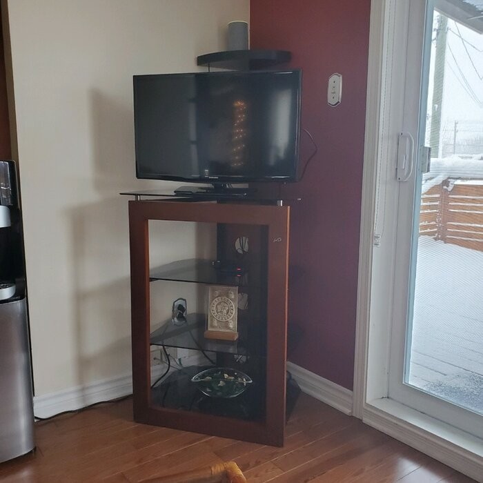 Modern & Contemporary Wood Audio Rack