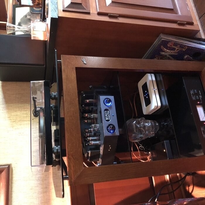 Modern & Contemporary Wood Audio Rack