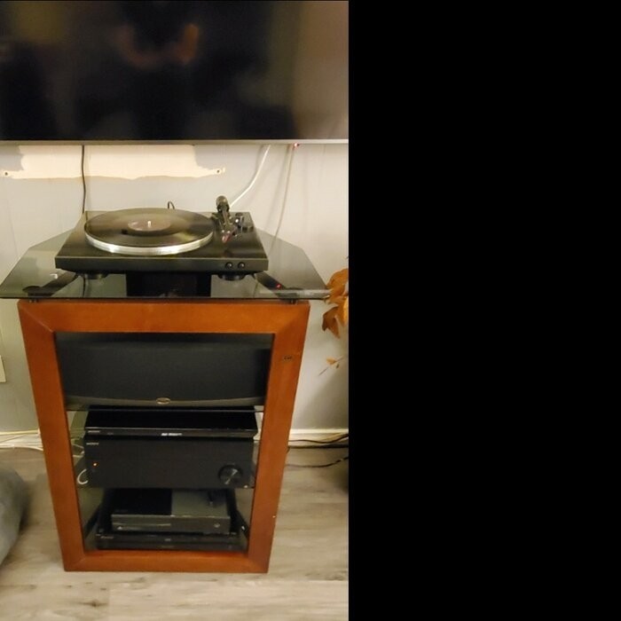 Modern & Contemporary Wood Audio Rack