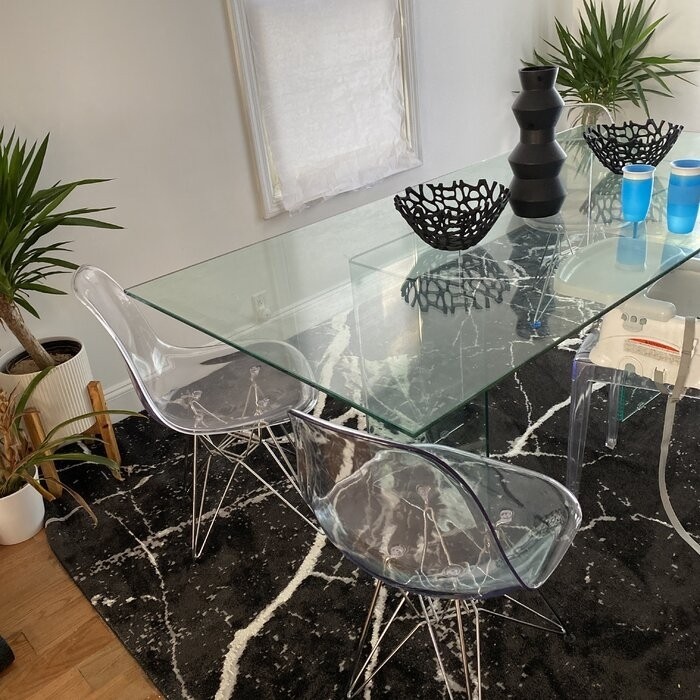 Moller Side Chair in Clear