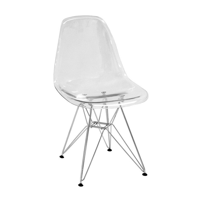 Moller Side Chair in Clear