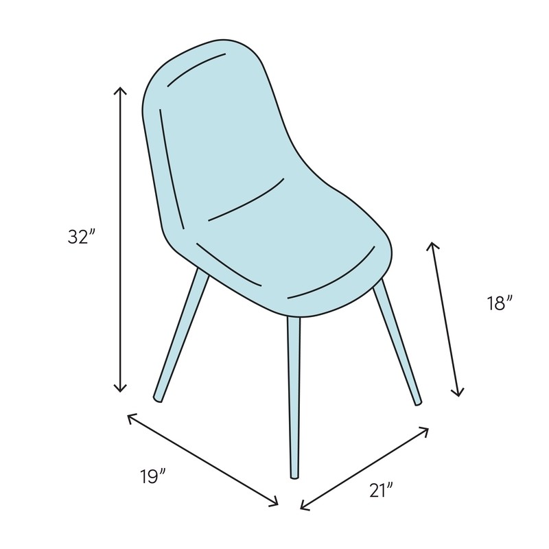 Moller Side Chair in Clear
