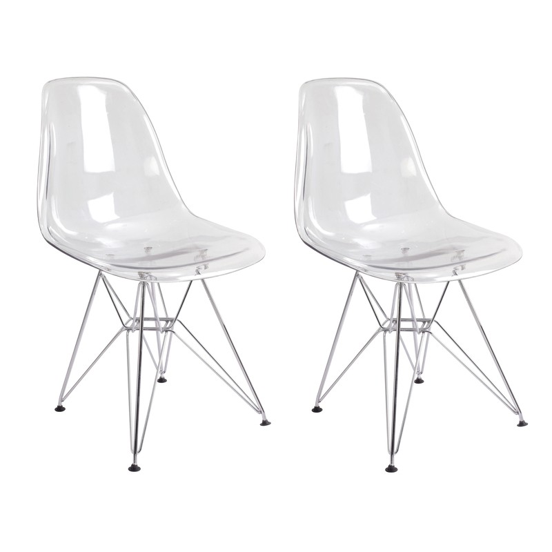 Moller Side Chair in Clear