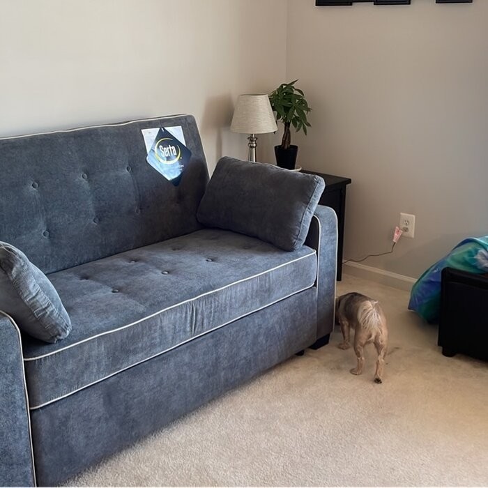 Monroe 45.67'' Square Arm Sleeper