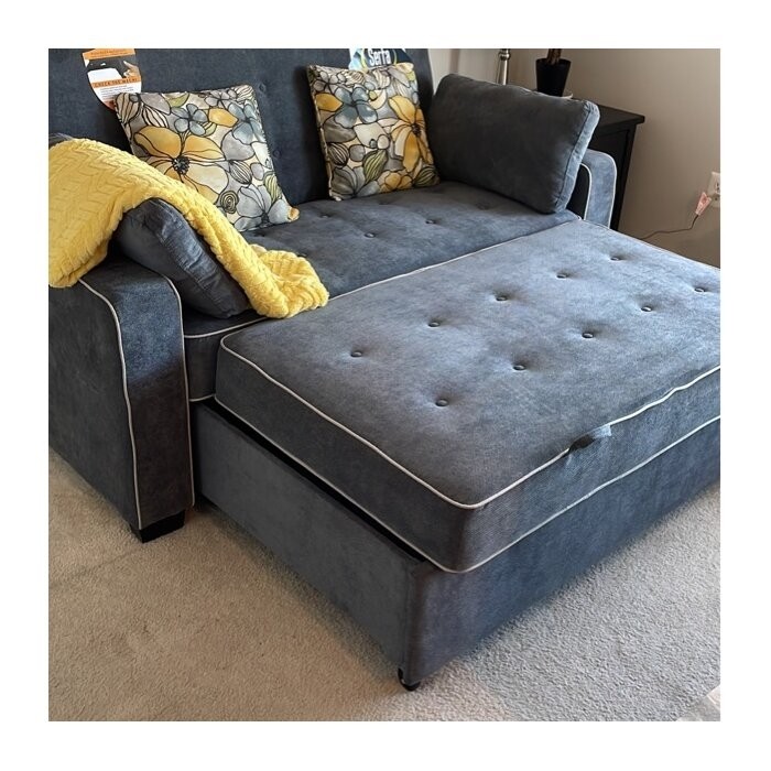 Monroe 45.67'' Square Arm Sleeper
