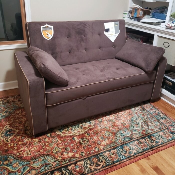 Monroe 45.67'' Square Arm Sleeper