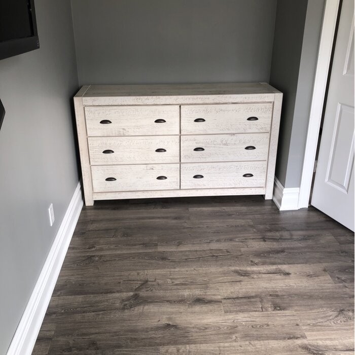 Montauk 6 Drawer 59.5'' W Solid Wood