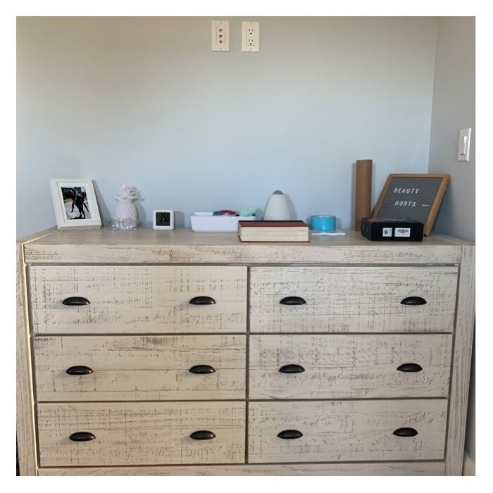 Montauk 6 Drawer 59.5'' W Solid Wood