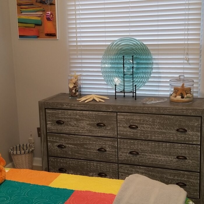 Montauk 6 Drawer 59.5'' W Solid Wood