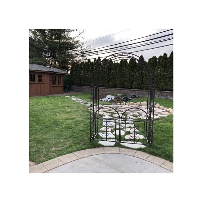 Montebello Iron Arbor with Gate