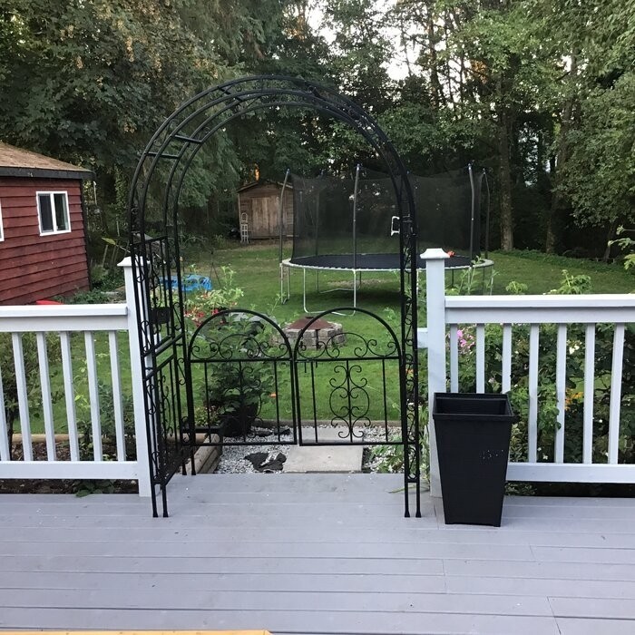 Montebello Iron Arbor with Gate