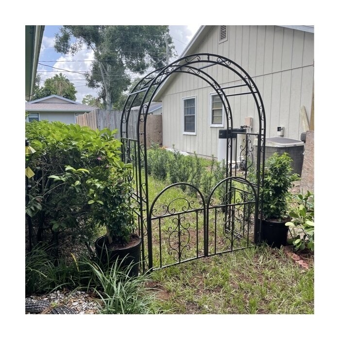 Montebello Iron Arbor with Gate