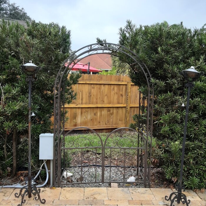 Montebello Iron Arbor with Gate