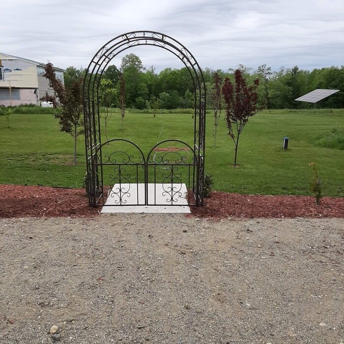 Montebello Iron Arbor with Gate