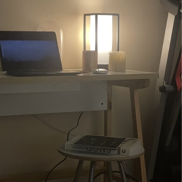 Montego 11.4'' Black Table Lamp with USB