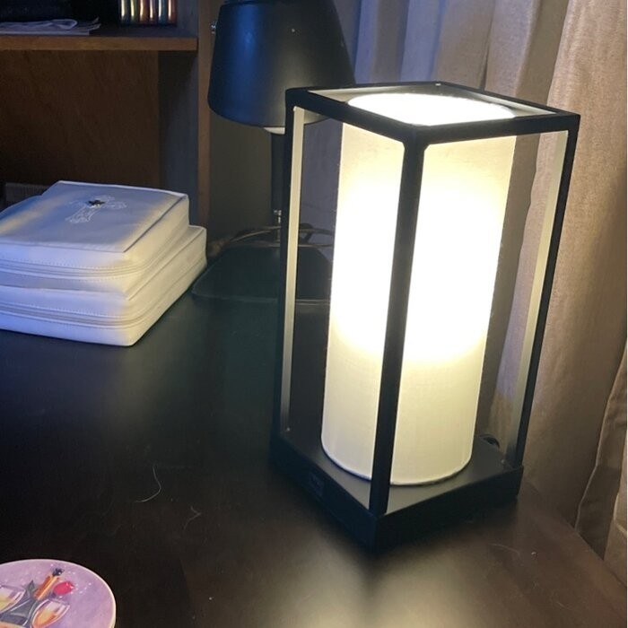Montego 11.4'' Black Table Lamp with USB