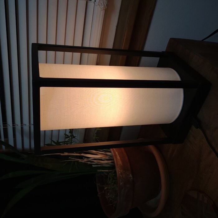 Montego 11.4'' Black Table Lamp with USB