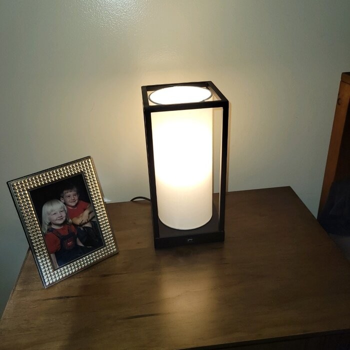 Montego 11.4'' Black Table Lamp with USB