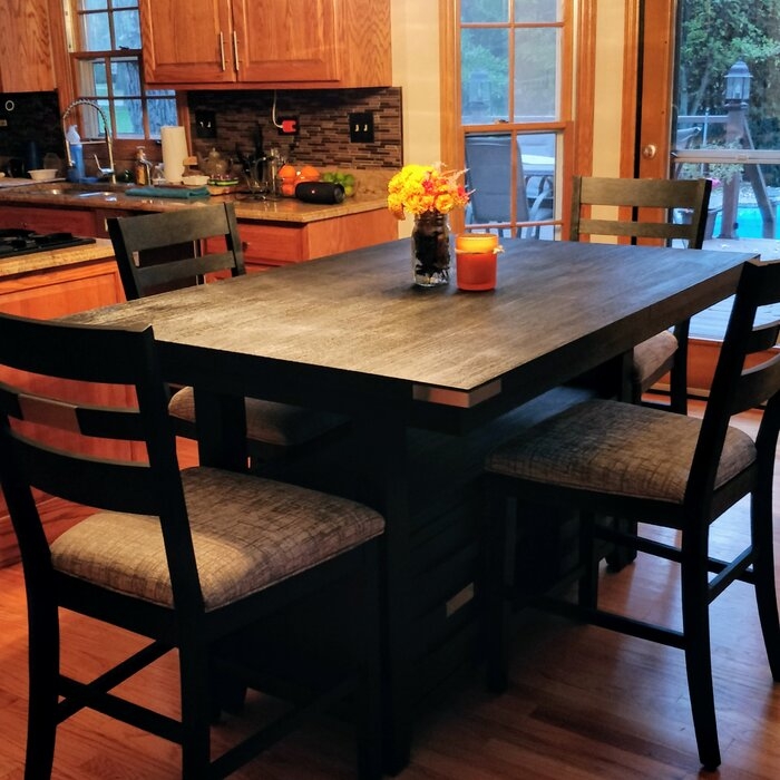 Morman Counter Height Extendable Dining Table
