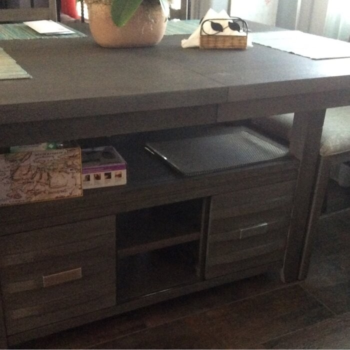 Morman Counter Height Extendable Dining Table