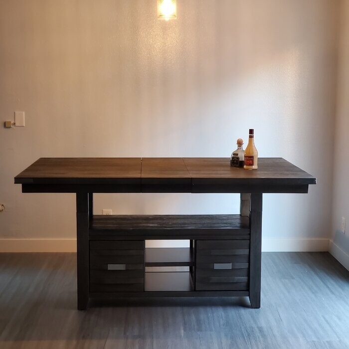 Morman Counter Height Extendable Dining Table