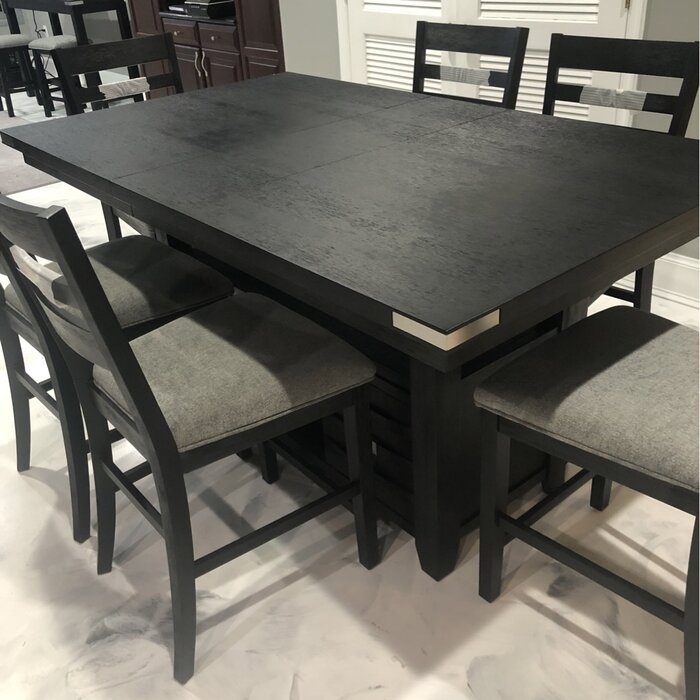 Morman Counter Height Extendable Dining Table