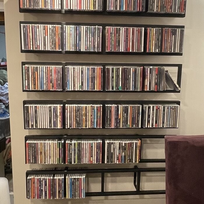 Multimedia Wall Mounted Media Storage