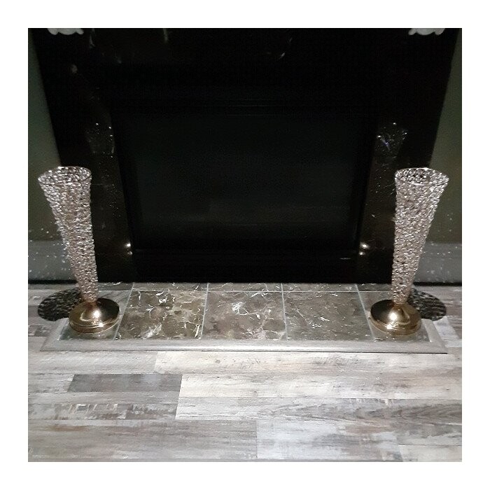 Munsch 23'' Metal Floor Vase