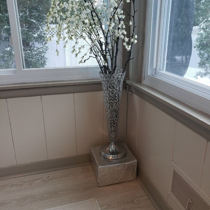 Munsch 23'' Metal Floor Vase