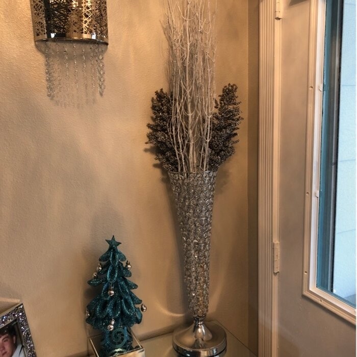 Munsch 23'' Metal Floor Vase