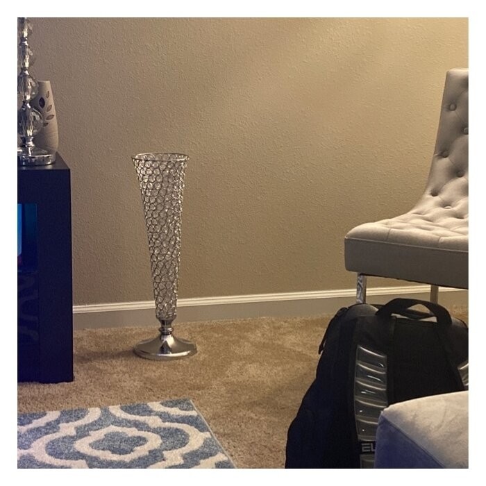 Munsch 23'' Metal Floor Vase