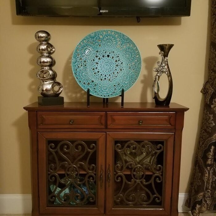 Myrna 36'' Tall 2 - Door Accent Cabinet