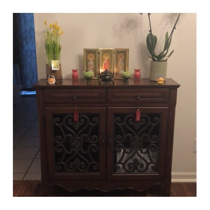 Myrna 36'' Tall 2 - Door Accent Cabinet