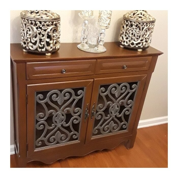 Myrna 36'' Tall 2 - Door Accent Cabinet