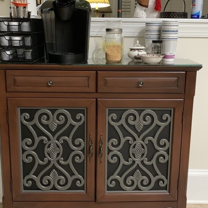 Myrna 36'' Tall 2 - Door Accent Cabinet