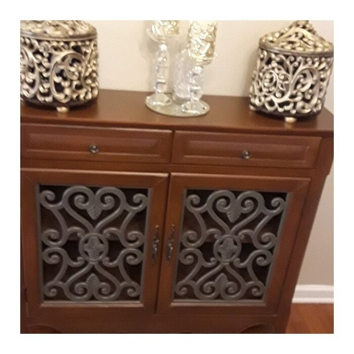 Myrna 36'' Tall 2 - Door Accent Cabinet