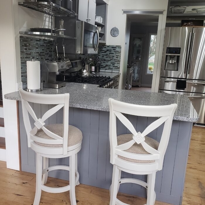 Nasturtium Swivel 26" Counter Stool
