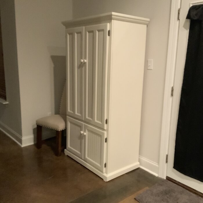 Neasa Solid Wood Armoire Desk