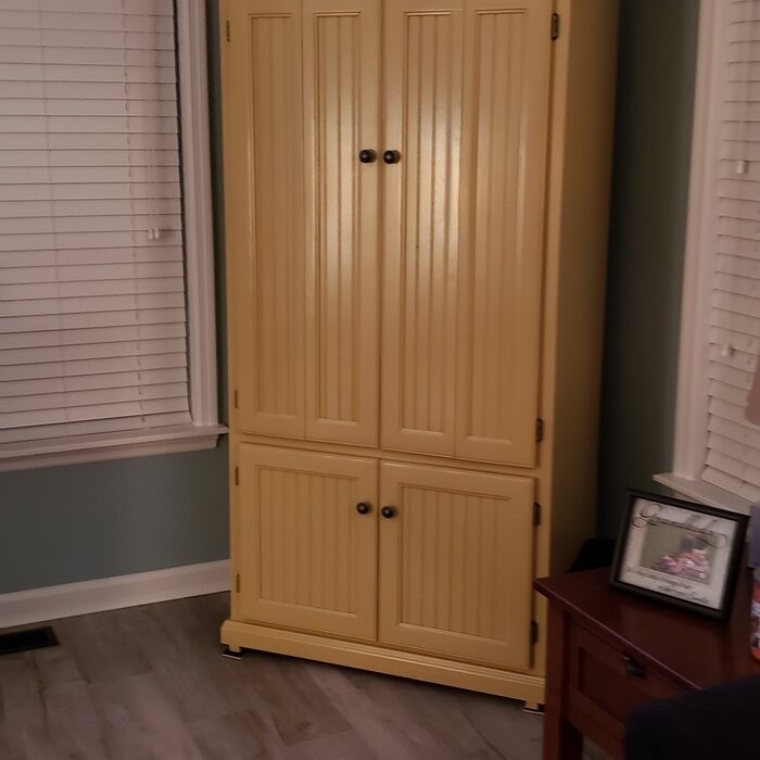 Neasa Solid Wood Armoire Desk