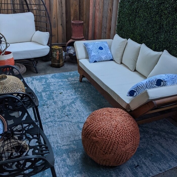 Newman Pouf Outdoor Ottoman