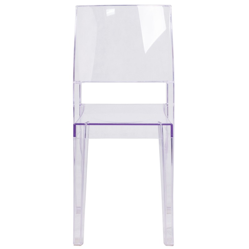 Normand Stacking Side Chair in Clear