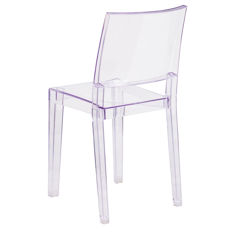 Normand Stacking Side Chair in Clear
