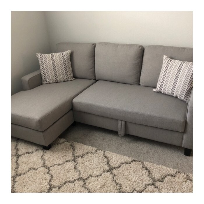 Nostrand 82" Wide Left Hand Facing Sleeper Sofa & Chaise