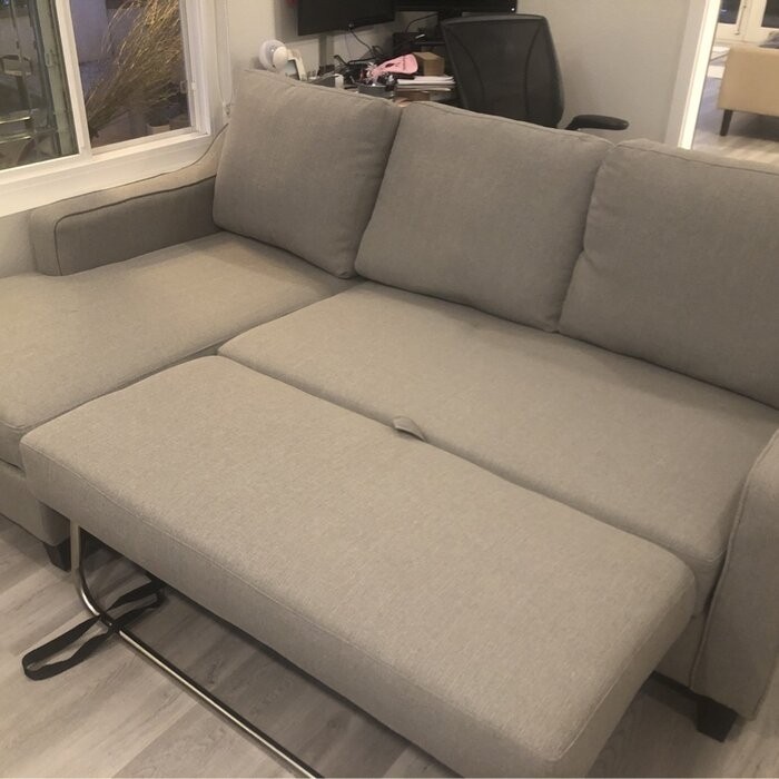 Nostrand 82" Wide Left Hand Facing Sleeper Sofa & Chaise