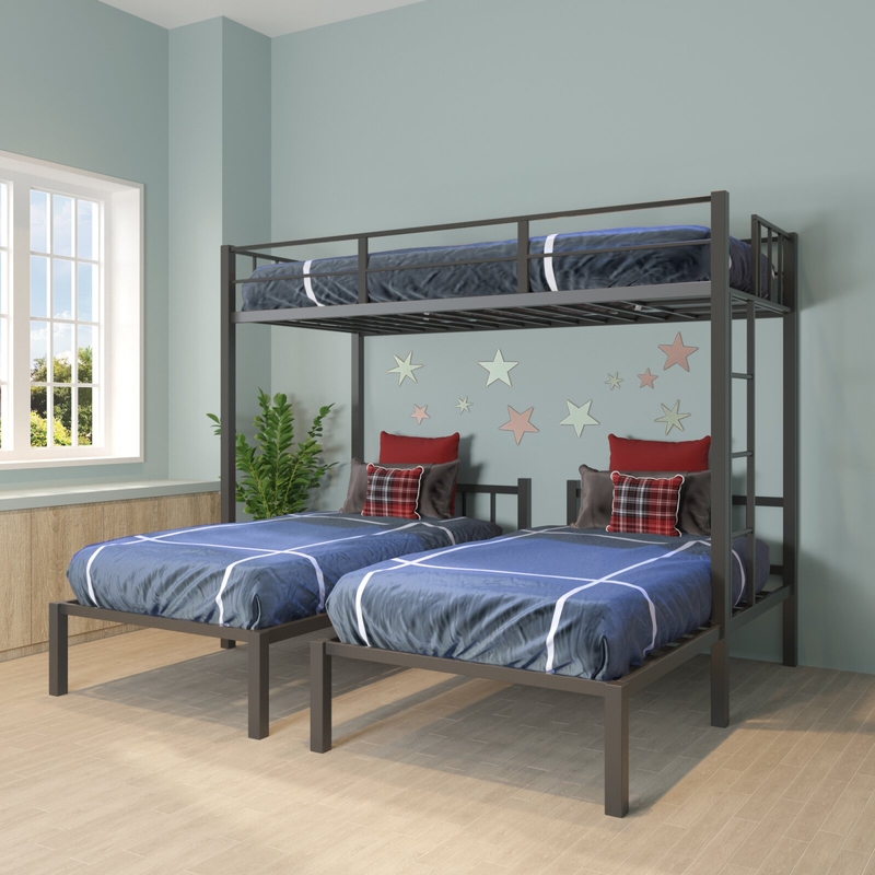 Notchietown Twin Over Twin Over Twin Triple / Quad Bunk Bed by Isabelle & Max™
