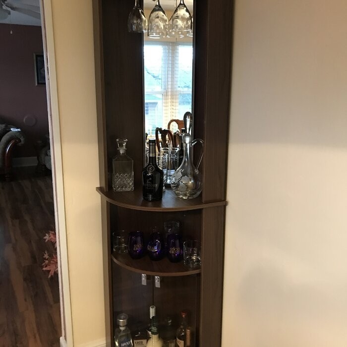 Oblak Corner Bar Cabinet
