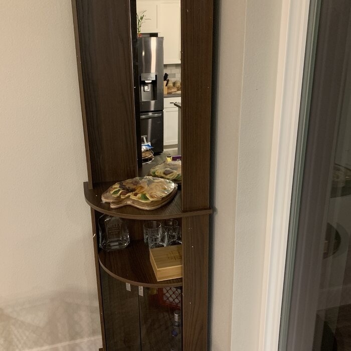 Oblak Corner Bar Cabinet